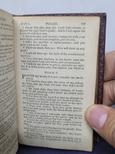 Load image into Gallery viewer, The Book of Common Prayer, and administration of the sacraments; Bound With; A New Version of the Psalms of David, fitted to the tunes used in churches, Early 19th Century. Near Miniature Prayer Book