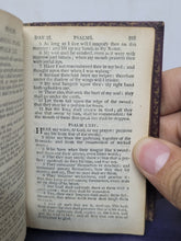 Load image into Gallery viewer, The Book of Common Prayer, and administration of the sacraments; Bound With; A New Version of the Psalms of David, fitted to the tunes used in churches, Early 19th Century. Near Miniature Prayer Book