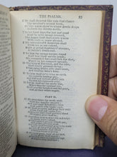 Load image into Gallery viewer, The Book of Common Prayer, and administration of the sacraments; Bound With; A New Version of the Psalms of David, fitted to the tunes used in churches, Early 19th Century. Near Miniature Prayer Book
