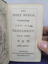 Load image into Gallery viewer, ***RESERVED*** The Holy Bible Containing the Old Testament, and the New: with notes, 1790. And 1658 Field Bible