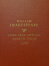 Load image into Gallery viewer, Pericles, and The London Prodigal, Two Plays Extracted from the Fourth Folio of Shakespeare, 1685. Beautifully Bound in Half Tooled Morocco Leather and Cloth
