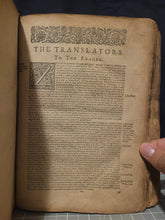 Load image into Gallery viewer, The Holy Bible, Containing the Old Testament and the New: Newly Translated Out of the Originall Tongues, and With the Former Translations Diligently Compared and Revised, 1633. Old Testament and Apocrypha Only