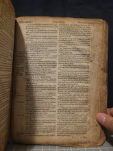 Load image into Gallery viewer, The Holy Bible, Containing the Old Testament and the New: Newly Translated Out of the Originall Tongues, and With the Former Translations Diligently Compared and Revised, 1633. Old Testament and Apocrypha Only