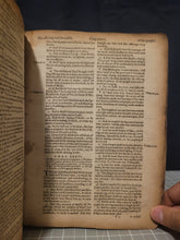 Load image into Gallery viewer, The Holy Bible, Containing the Old Testament and the New: Newly Translated Out of the Originall Tongues, and With the Former Translations Diligently Compared and Revised, 1633. Old Testament and Apocrypha Only