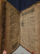 Load image into Gallery viewer, The Holy Bible, Containing the Old Testament and the New: Newly Translated Out of the Originall Tongues, and With the Former Translations Diligently Compared and Revised, 1633. Old Testament and Apocrypha Only