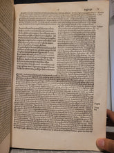 Load image into Gallery viewer, P.M.V. Omnia Opera diligenti castigatione exculta, aptissimisque ornata figuris, commentantibus Servio, Donato, Probo, Domitio, Landino, Antonioque Mancinello viris clarissimis, 1514. Extremely Scarce and Illustrated Virgil