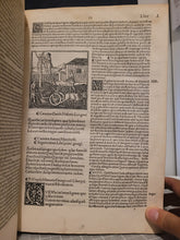 Load image into Gallery viewer, P.M.V. Omnia Opera diligenti castigatione exculta, aptissimisque ornata figuris, commentantibus Servio, Donato, Probo, Domitio, Landino, Antonioque Mancinello viris clarissimis, 1514. Extremely Scarce and Illustrated Virgil