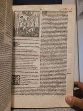 Load image into Gallery viewer, P.M.V. Omnia Opera diligenti castigatione exculta, aptissimisque ornata figuris, commentantibus Servio, Donato, Probo, Domitio, Landino, Antonioque Mancinello viris clarissimis, 1514. Extremely Scarce and Illustrated Virgil