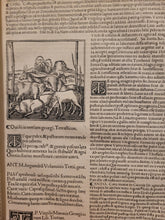 Load image into Gallery viewer, P.M.V. Omnia Opera diligenti castigatione exculta, aptissimisque ornata figuris, commentantibus Servio, Donato, Probo, Domitio, Landino, Antonioque Mancinello viris clarissimis, 1514. Extremely Scarce and Illustrated Virgil