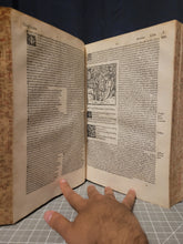Load image into Gallery viewer, P.M.V. Omnia Opera diligenti castigatione exculta, aptissimisque ornata figuris, commentantibus Servio, Donato, Probo, Domitio, Landino, Antonioque Mancinello viris clarissimis, 1514. Extremely Scarce and Illustrated Virgil