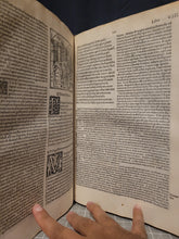 Load image into Gallery viewer, P.M.V. Omnia Opera diligenti castigatione exculta, aptissimisque ornata figuris, commentantibus Servio, Donato, Probo, Domitio, Landino, Antonioque Mancinello viris clarissimis, 1514. Extremely Scarce and Illustrated Virgil