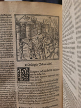 Load image into Gallery viewer, P.M.V. Omnia Opera diligenti castigatione exculta, aptissimisque ornata figuris, commentantibus Servio, Donato, Probo, Domitio, Landino, Antonioque Mancinello viris clarissimis, 1514. Extremely Scarce and Illustrated Virgil