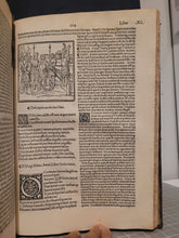 Load image into Gallery viewer, P.M.V. Omnia Opera diligenti castigatione exculta, aptissimisque ornata figuris, commentantibus Servio, Donato, Probo, Domitio, Landino, Antonioque Mancinello viris clarissimis, 1514. Extremely Scarce and Illustrated Virgil