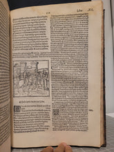Load image into Gallery viewer, P.M.V. Omnia Opera diligenti castigatione exculta, aptissimisque ornata figuris, commentantibus Servio, Donato, Probo, Domitio, Landino, Antonioque Mancinello viris clarissimis, 1514. Extremely Scarce and Illustrated Virgil