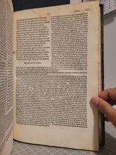 Load image into Gallery viewer, P.M.V. Omnia Opera diligenti castigatione exculta, aptissimisque ornata figuris, commentantibus Servio, Donato, Probo, Domitio, Landino, Antonioque Mancinello viris clarissimis, 1514. Extremely Scarce and Illustrated Virgil