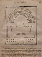 Load image into Gallery viewer, Architecture ou Art de bien bastir de Marc Vitruve Pollion autheur romain antique, 1572. Second Edition of the Complete French Translation of Vitruvius. Over 100 Large Woodcut Illustrations, Many Full-Page