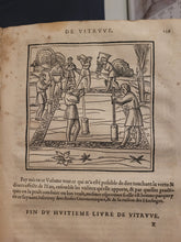 Load image into Gallery viewer, Architecture ou Art de bien bastir de Marc Vitruve Pollion autheur romain antique, 1572. Second Edition of the Complete French Translation of Vitruvius. Over 100 Large Woodcut Illustrations, Many Full-Page