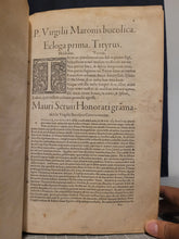 Load image into Gallery viewer, Opera, Grammatici in Eadem Commentarii, 1532. Extremely Scarce Estienne Virgil, in a Beautiful Gilt Tooled Vellum Binding