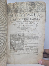 Load image into Gallery viewer, The Lawes and Actes of Parliament, maid be King James the First, and his successours Kinges of Scotland; Bound With; De Verborum Significatione, 1597. First Edition on Scottish Law and Legal Terms