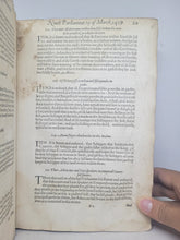 Load image into Gallery viewer, The Lawes and Actes of Parliament, maid be King James the First, and his successours Kinges of Scotland; Bound With; De Verborum Significatione, 1597. First Edition on Scottish Law and Legal Terms