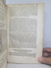 Load image into Gallery viewer, The Lawes and Actes of Parliament, maid be King James the First, and his successours Kinges of Scotland; Bound With; De Verborum Significatione, 1597. First Edition on Scottish Law and Legal Terms