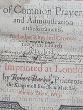 Load image into Gallery viewer, The Booke of Common Prayer; Bound With; The Psalter or Psalmes of Dauid; Bound With; The Whole Booke of Psalmes Collected into Englishe Meter, 1566/1567. Exceptionally Rare Collection of Early Prayer Books, Only Four Recorded Copies. Annotated