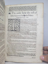 Load image into Gallery viewer, The Booke of Common Prayer; Bound With; The Psalter or Psalmes of Dauid; Bound With; The Whole Booke of Psalmes Collected into Englishe Meter, 1566/1567. Exceptionally Rare Collection of Early Prayer Books, Only Four Recorded Copies. Annotated