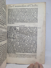 Load image into Gallery viewer, The Booke of Common Prayer; Bound With; The Psalter or Psalmes of Dauid; Bound With; The Whole Booke of Psalmes Collected into Englishe Meter, 1566/1567. Exceptionally Rare Collection of Early Prayer Books, Only Four Recorded Copies. Annotated