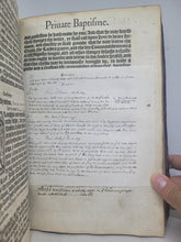 Load image into Gallery viewer, The Booke of Common Prayer; Bound With; The Psalter or Psalmes of Dauid; Bound With; The Whole Booke of Psalmes Collected into Englishe Meter, 1566/1567. Exceptionally Rare Collection of Early Prayer Books, Only Four Recorded Copies. Annotated