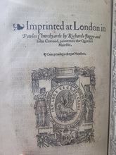 Load image into Gallery viewer, The Booke of Common Prayer; Bound With; The Psalter or Psalmes of Dauid; Bound With; The Whole Booke of Psalmes Collected into Englishe Meter, 1566/1567. Exceptionally Rare Collection of Early Prayer Books, Only Four Recorded Copies. Annotated