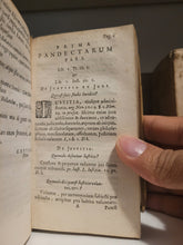Load image into Gallery viewer, Bernardi Schotani Examen Juridicum, quoe fundamenta jurisprudentiae secundum seriem digestorum, subjectis suis locis titulis codicis, explicantur, regornitum, & altera fere parte locupletatum, 1646