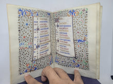 Load image into Gallery viewer, Book of Hours Calendar, Use of Paris, Circa 1450. Extravagantly Illuminated Manuscript on Vellum from France, By the Circle of the Master of Jean Rolin II, With Full Borders