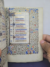 Load image into Gallery viewer, Book of Hours Calendar, Use of Paris, Circa 1450. Extravagantly Illuminated Manuscript on Vellum from France, By the Circle of the Master of Jean Rolin II, With Full Borders