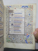 Load image into Gallery viewer, Book of Hours Calendar, Use of Paris, Circa 1450. Extravagantly Illuminated Manuscript on Vellum from France, By the Circle of the Master of Jean Rolin II, With Full Borders