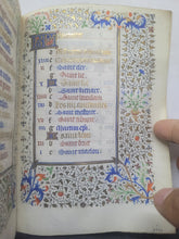 Load image into Gallery viewer, Book of Hours Calendar, Use of Paris, Circa 1450. Extravagantly Illuminated Manuscript on Vellum from France, By the Circle of the Master of Jean Rolin II, With Full Borders