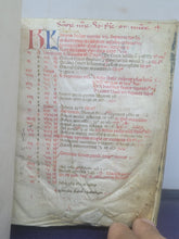 Load image into Gallery viewer, The von Wolkenstein Breviary, 1499. Franciscan Use. Illuminated Manuscript on Parchment from Italy, Ferrara. With 12 Historiated Initials, 25 Illuminated Initials, and Several Large Borders