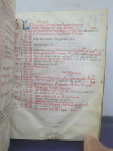 Load image into Gallery viewer, The von Wolkenstein Breviary, 1499. Franciscan Use. Illuminated Manuscript on Parchment from Italy, Ferrara. With 12 Historiated Initials, 25 Illuminated Initials, and Several Large Borders