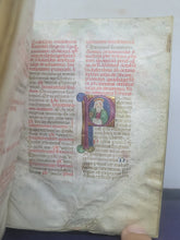Load image into Gallery viewer, The von Wolkenstein Breviary, 1499. Franciscan Use. Illuminated Manuscript on Parchment from Italy, Ferrara. With 12 Historiated Initials, 25 Illuminated Initials, and Several Large Borders