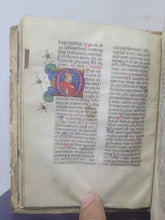 Load image into Gallery viewer, The von Wolkenstein Breviary, 1499. Franciscan Use. Illuminated Manuscript on Parchment from Italy, Ferrara. With 12 Historiated Initials, 25 Illuminated Initials, and Several Large Borders