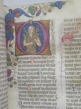 Load image into Gallery viewer, The von Wolkenstein Breviary, 1499. Franciscan Use. Illuminated Manuscript on Parchment from Italy, Ferrara. With 12 Historiated Initials, 25 Illuminated Initials, and Several Large Borders