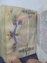 Load image into Gallery viewer, The von Wolkenstein Breviary, 1499. Franciscan Use. Illuminated Manuscript on Parchment from Italy, Ferrara. With 12 Historiated Initials, 25 Illuminated Initials, and Several Large Borders