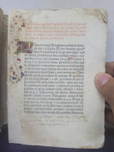 Load image into Gallery viewer, Confessionale sive Interrogatorium; Bound With; Interrogationes faciende infirmo morienti, 1474. Rare at Auction, and Nicely Illuminated, in Early Paper Wraps. Rare at Auction