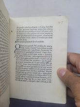 Load image into Gallery viewer, Confessionale sive Interrogatorium; Bound With; Interrogationes faciende infirmo morienti, 1474. Rare at Auction, and Nicely Illuminated, in Early Paper Wraps. Rare at Auction