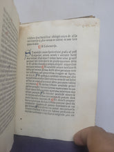 Load image into Gallery viewer, Confessionale sive Interrogatorium; Bound With; Interrogationes faciende infirmo morienti, 1474. Rare at Auction, and Nicely Illuminated, in Early Paper Wraps. Rare at Auction