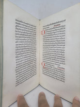 Load image into Gallery viewer, Epistola ad Cyrillum de magnificentiis Hieronymi; With; Epistola ad Augustinum de miraculis Hieronymi; With; Epistola ad Susannam lapsam et ad Heliodorum, Circa 1470. Early Trio of Tracts with Pseudo Attributions