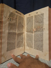 Load image into Gallery viewer, Opuscula, 1489. The Collected Short Works of Saint Augustine, Including his Famed Confessions and Meditations, all Rubricated, and Heavily Annotated Throughout