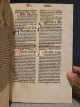 Load image into Gallery viewer, Opuscula, 1489. The Collected Short Works of Saint Augustine, Including his Famed Confessions and Meditations, all Rubricated, and Heavily Annotated Throughout