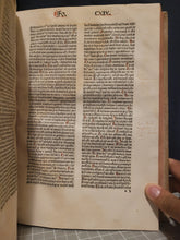 Load image into Gallery viewer, Opuscula, 1489. The Collected Short Works of Saint Augustine, Including his Famed Confessions and Meditations, all Rubricated, and Heavily Annotated Throughout