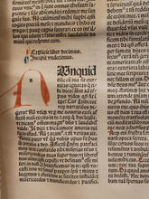 Load image into Gallery viewer, Opuscula, 1489. The Collected Short Works of Saint Augustine, Including his Famed Confessions and Meditations, all Rubricated, and Heavily Annotated Throughout