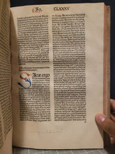 Load image into Gallery viewer, Opuscula, 1489. The Collected Short Works of Saint Augustine, Including his Famed Confessions and Meditations, all Rubricated, and Heavily Annotated Throughout